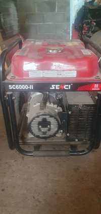 Închiriez generator Senci SC6000-ll 5500 W max