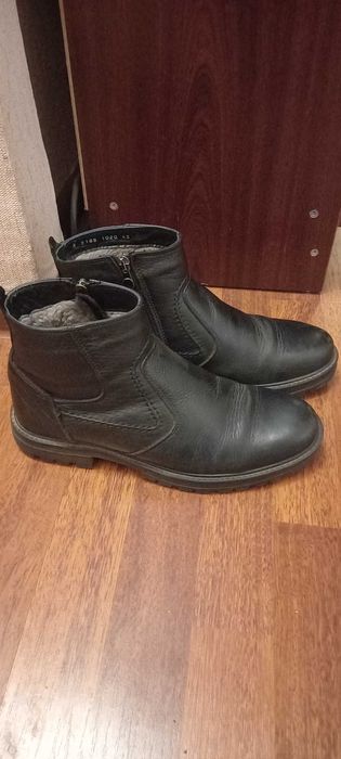 Сапоги мужские кожаные зимние, 42 размер. Недорого!