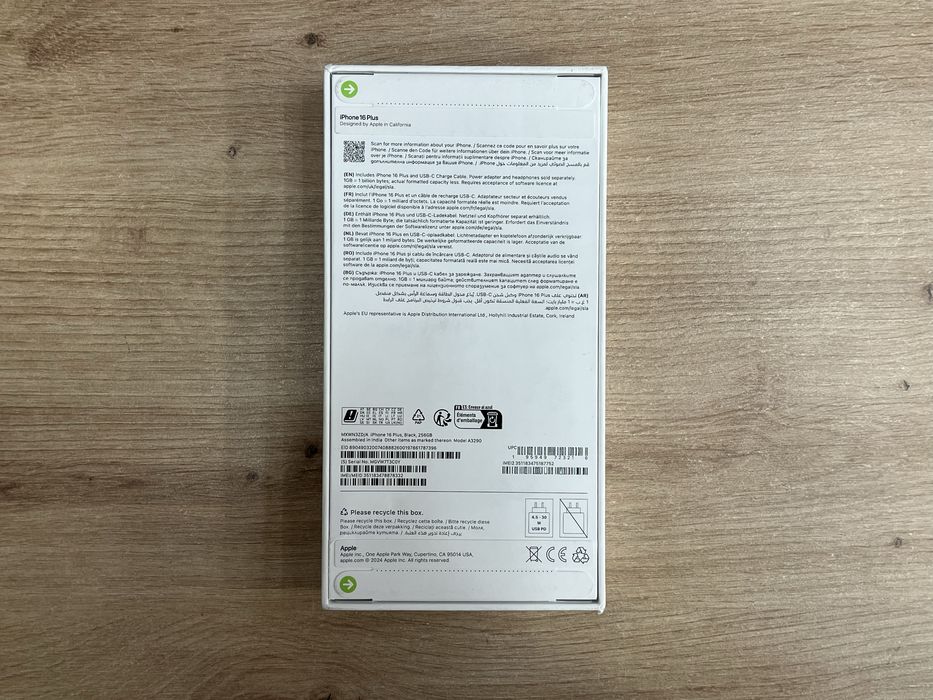 iPhone 16 Plus 256GB Запечатен Гаранция