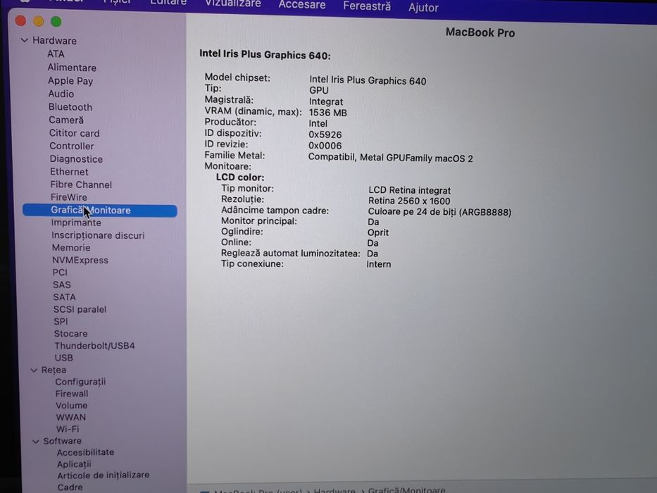 Dezmembrez laptop Apple Macbook A1708 functional