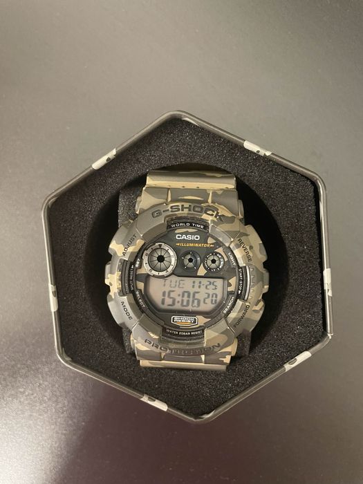 Часы g-shock gd-120cm камуфляж
