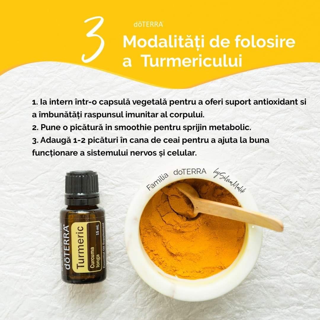 Turmeric - ulei esential de Turmeric doTerra 15ml