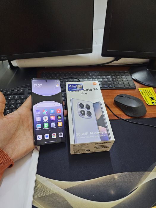 Redmi note 14pro 12/256gb(2025)iwlawi zur aybi yuq tozza telefon