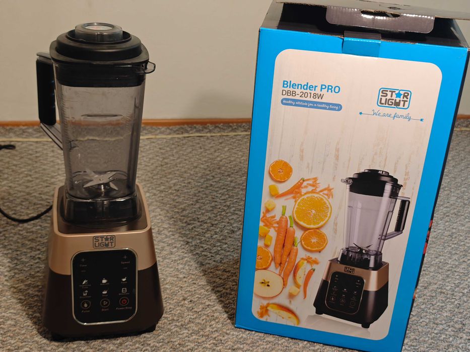 Blender starlight 1800W, vas BPA free 2 L, 6 programe