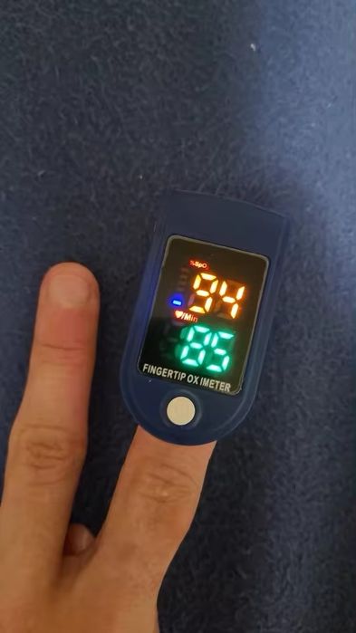 Pulsoximetru afisaj LED oxigen sânge