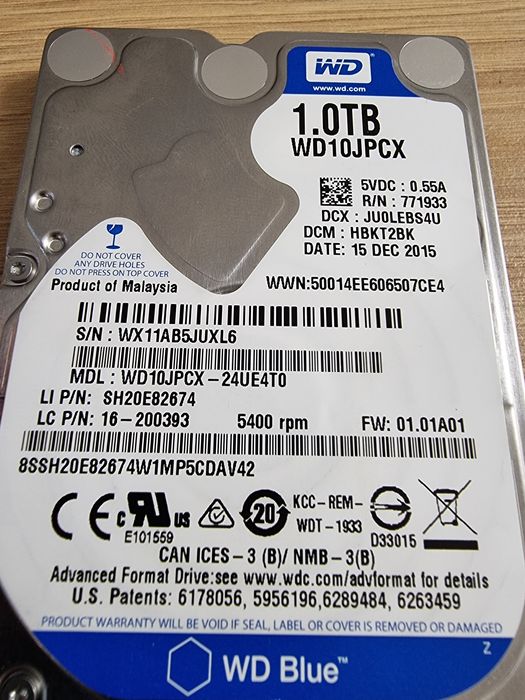 HDD 1 TB western digital