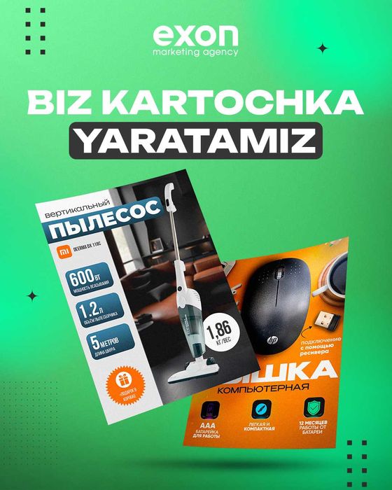 Marketpleyslarda mahsulot kartochkalarini yaratish