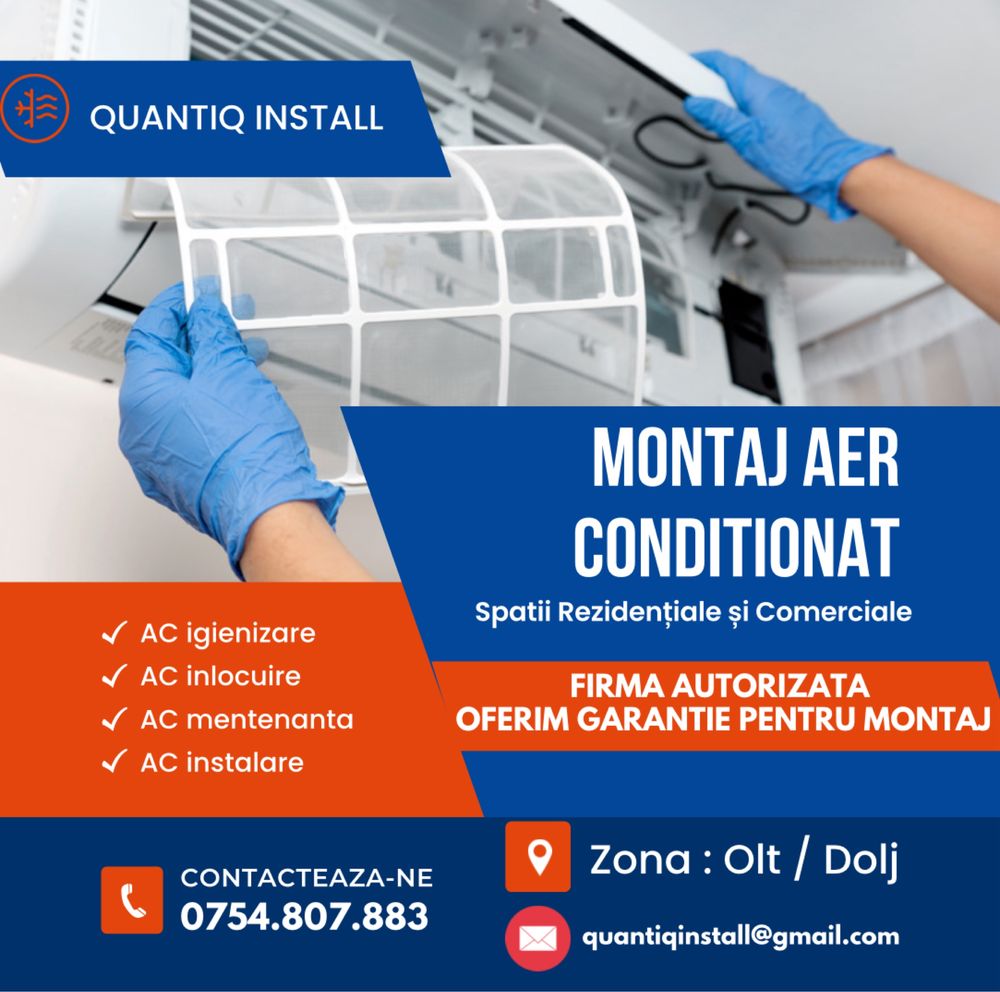 Montaj aer conditionat / Firma autorizata / Oferim garantie !!!