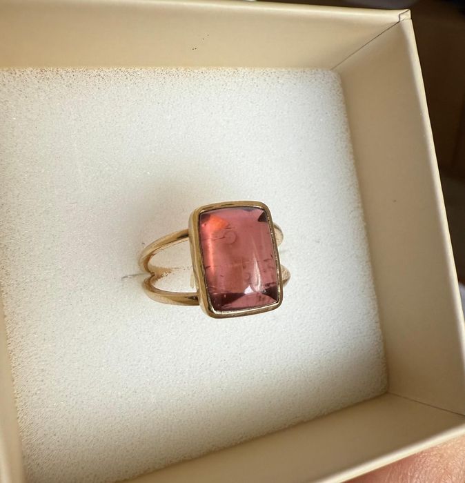 set aur 14k 585 turmaline