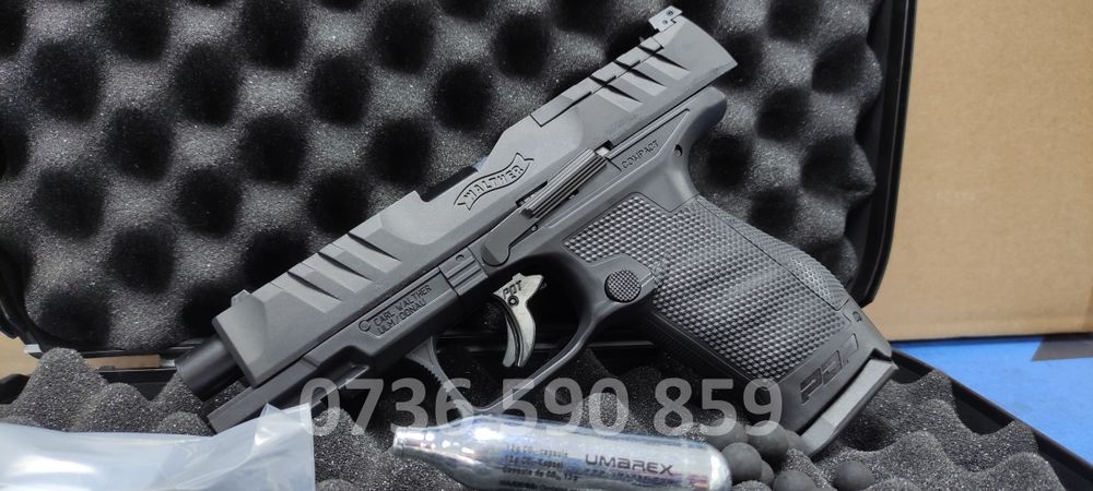 Pistol paintball 5j putere bile cauciuc recul pe co2 NU autoaparare