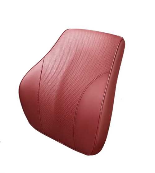 Perna Lombara din Piele pentru scaun AUTO,  ROSU/NEGRU