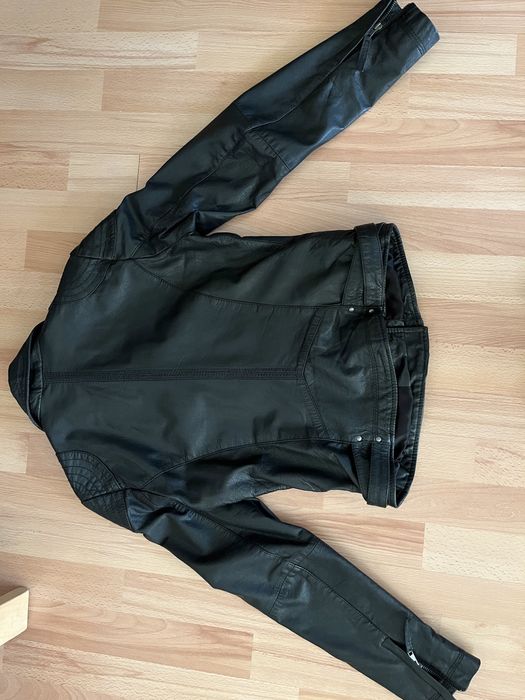 Geaca din piele naturala, marca Pepe Jeans, marime XS