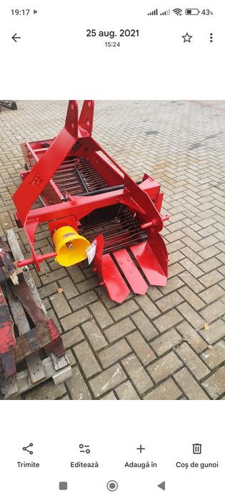 Mașină de plantat și scos cartofi