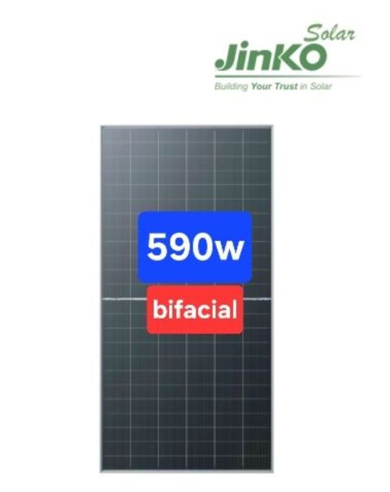 Panouri fotovoltaice Jinko 590 W bifaciale N-type JKM590N-72HL4-BDV