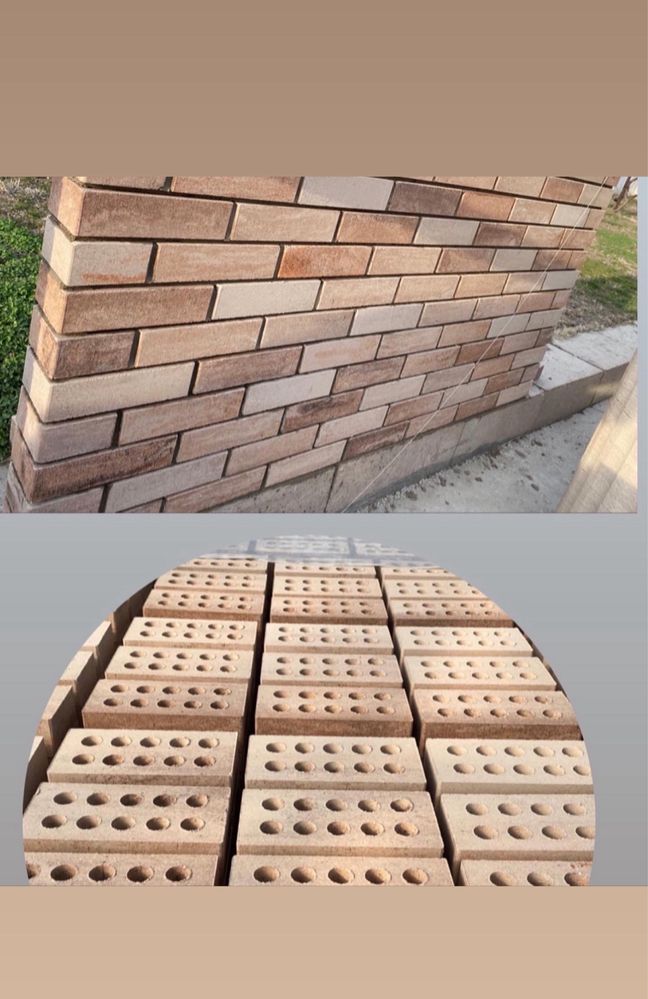 Кирпич облицовочный от 65 тг