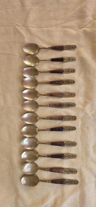 Продам столовый набор антиквариат бронза никель