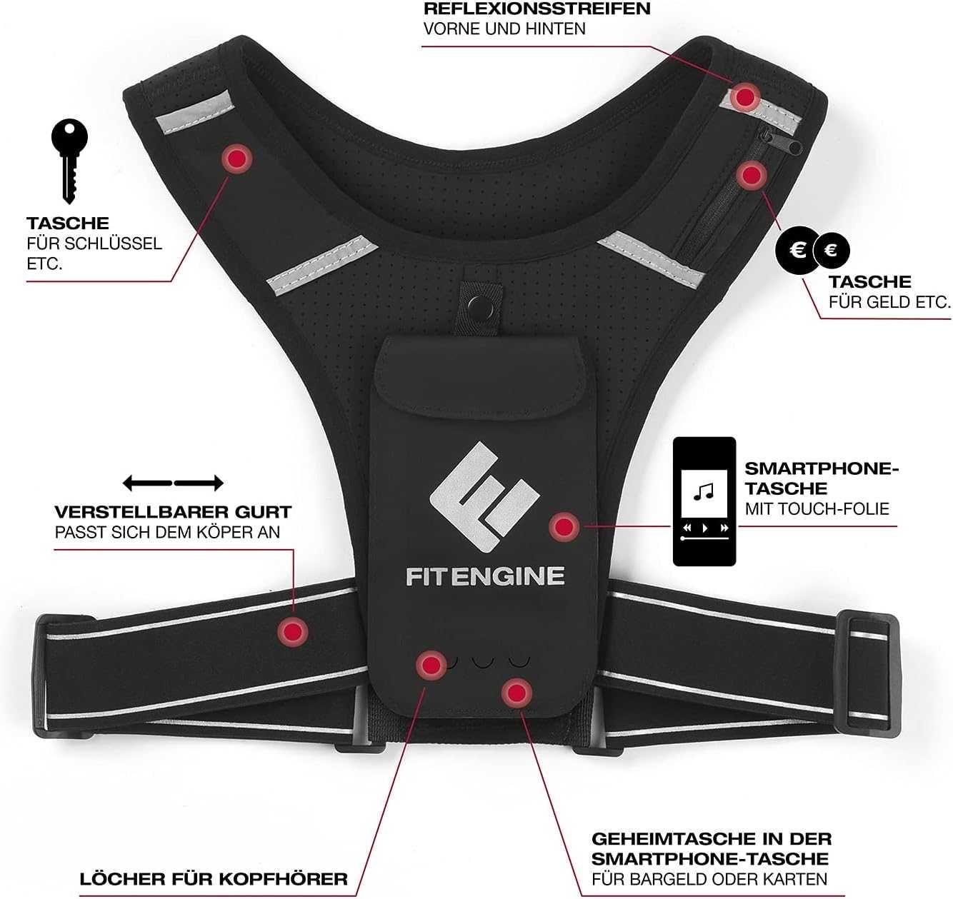 FitEngine Жилетка за бягане