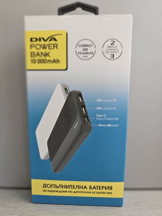 Power bank DIVA 10000mAh
