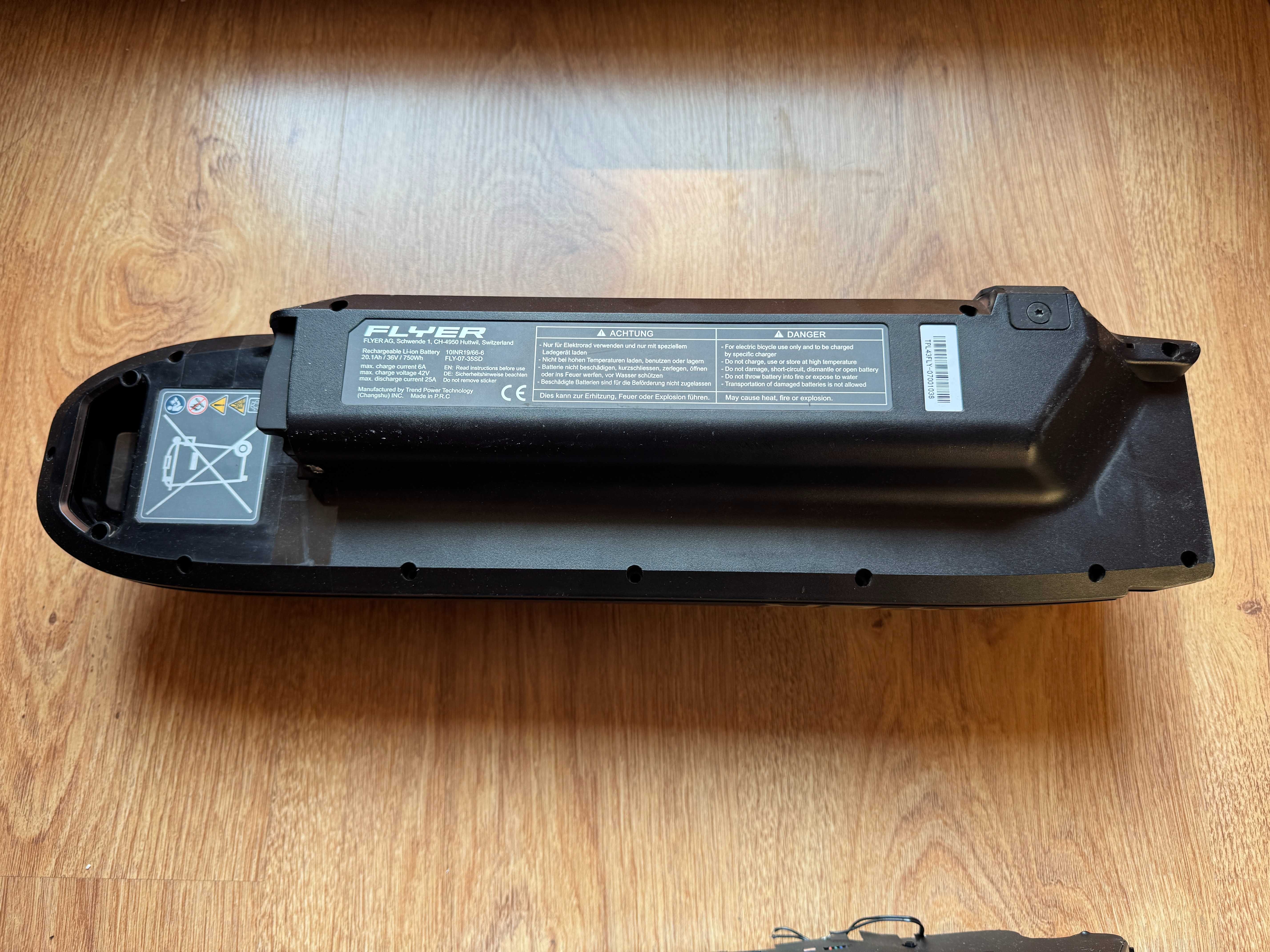 Батерия/пакет 36V/20.1 Ah/750Wh/без БМС за проект от Flyer Sib 2.0