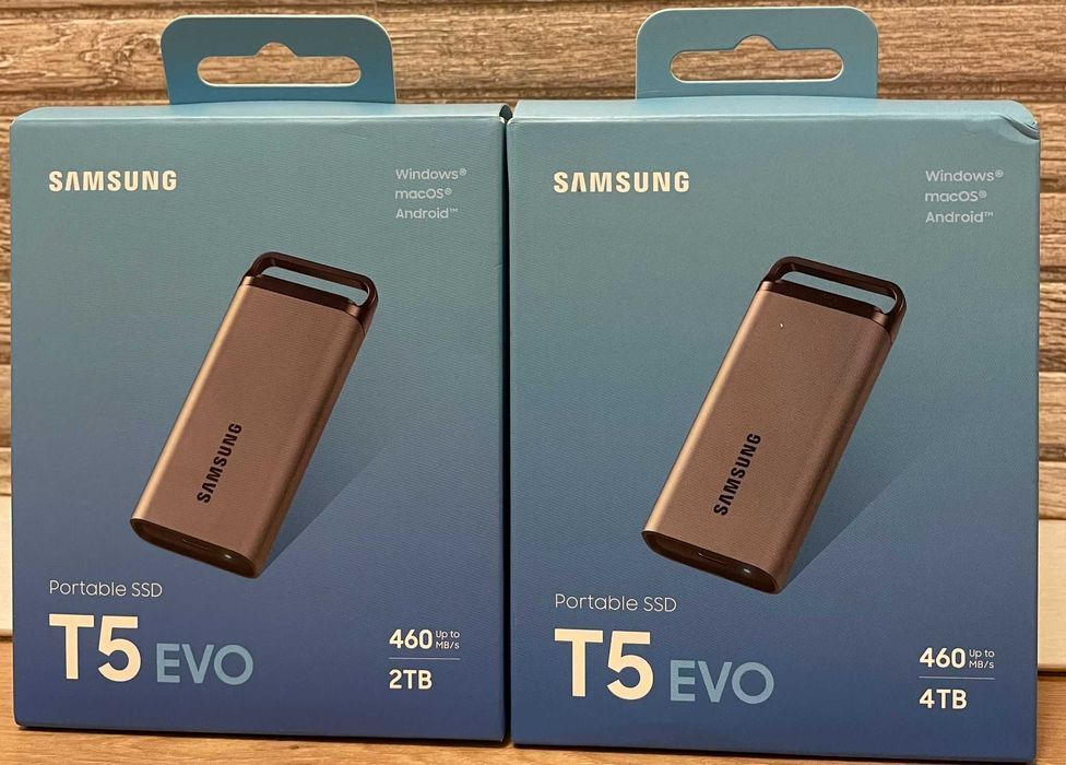 SSD Extern portabil Samsung T5 EVO 2TB 4TB NOU SIGILAT