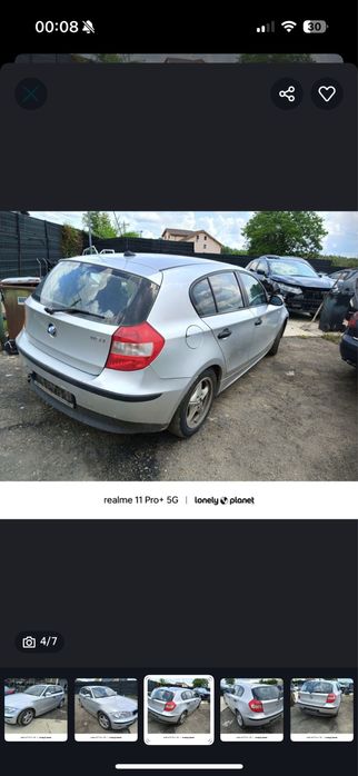 Piese cutie grup cardan ventilator jante alternator jug  BMW e87 1.6