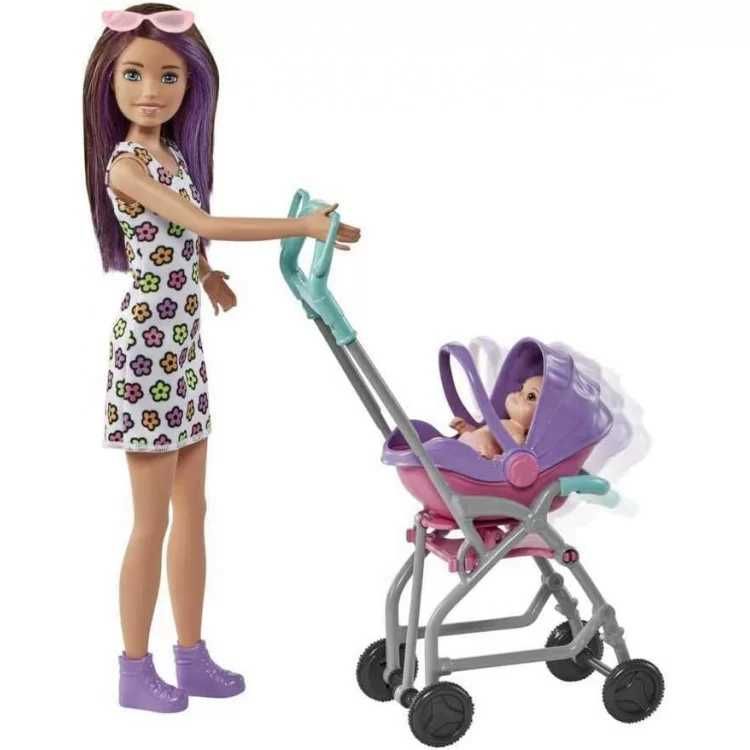 Кукла Барби Скиппер Няня с коляской и пупсом Barbie Skipper