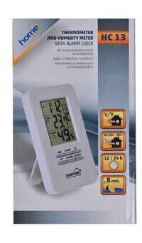 Termometru higrometru (umiditate si temperatura)cu ceas alarma