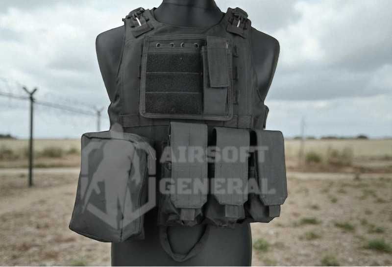 PROMOTIE! Vesta Tactica Airsoft AAV FSBE – Paza si Paintball