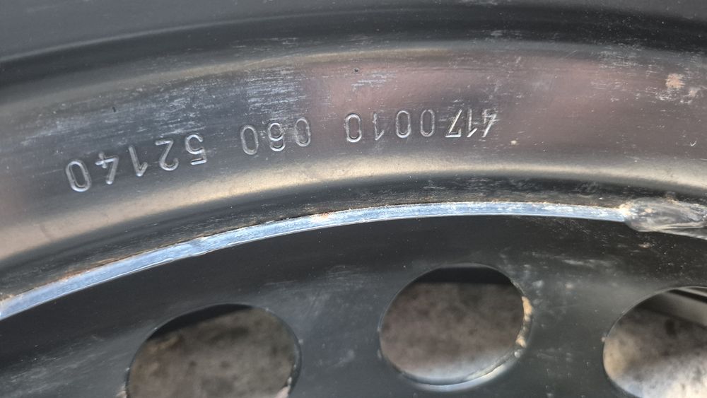 Резервна гума /ПАТЕРИЦА/ Мерцедес 5/112 Mercedes SLK 5x112

Употребява