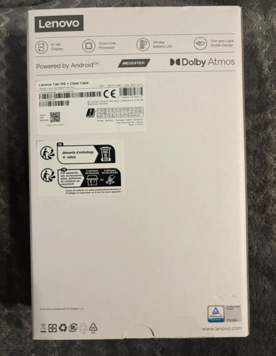 Tableta Lenovo Tab M9+ clear case