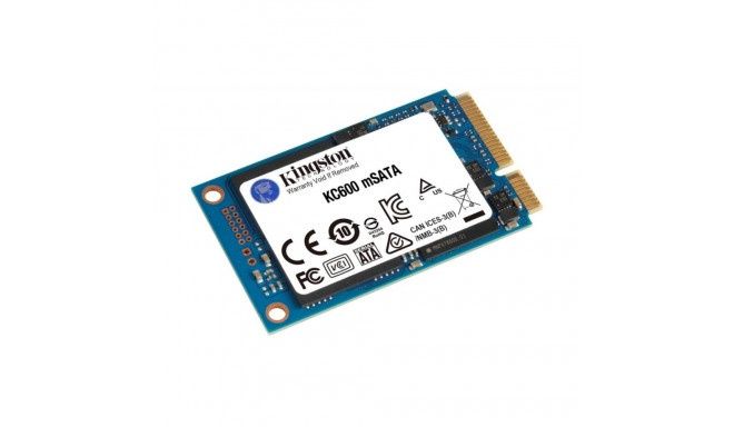 SSD Накопитель mSATA Kingston KC600 512GB