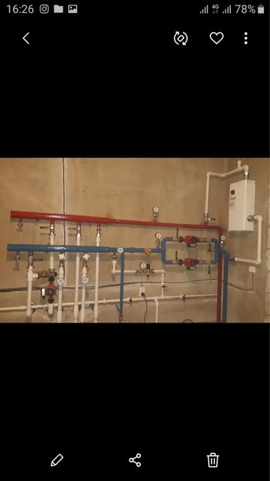 Отопление монтаж