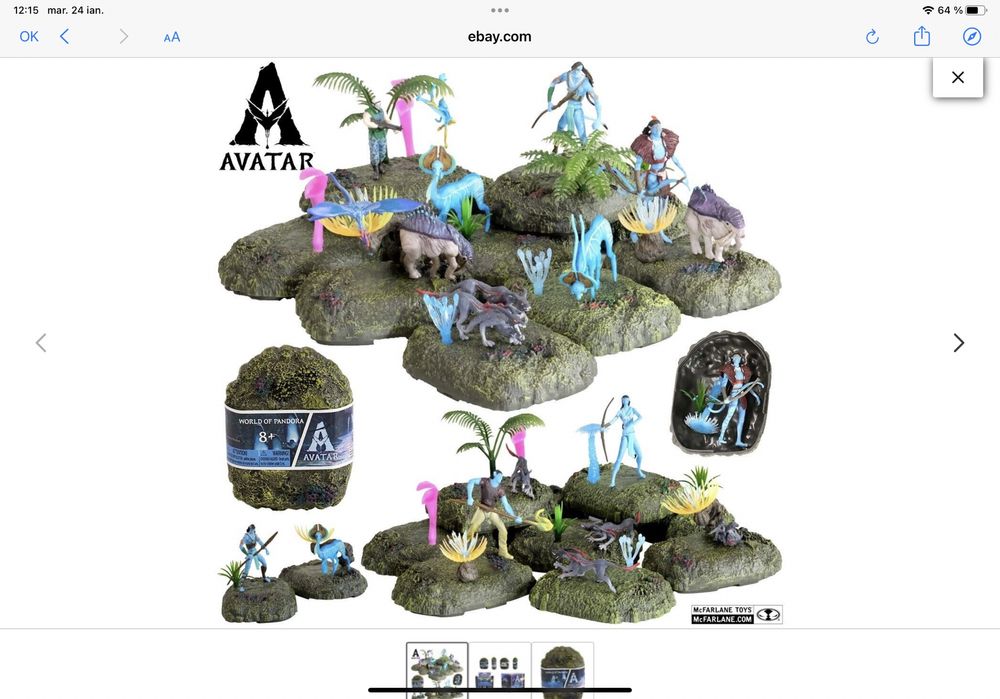 cadou figurine Avatar si Avatar Way of Water plus albume