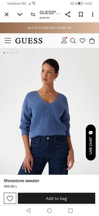 Pulover dama Guess - Colectia Nouă Guess