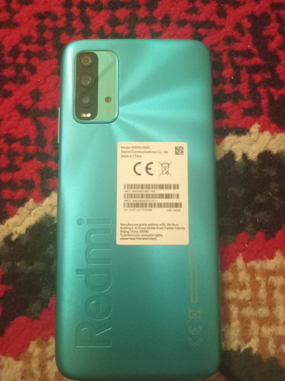 Xolati yangidek Redmi 9t