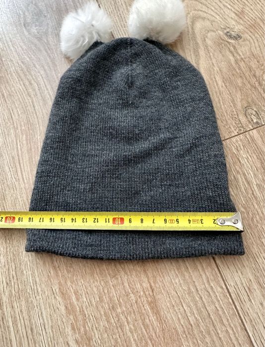 Caciula dublata, 100% lana merinos, potrivita 3-4 ani