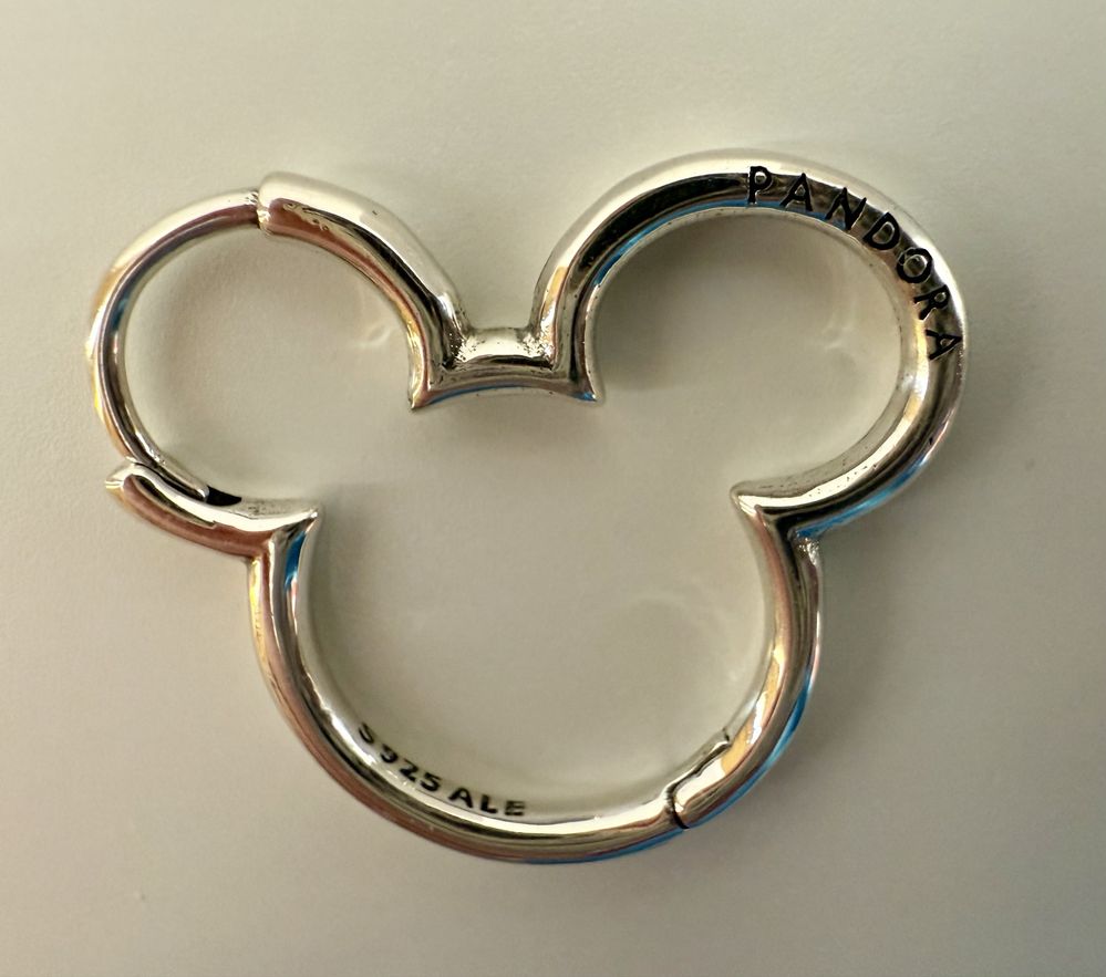 ALE S925 Сребърни обеци Pandora Disney Mickey Mouse