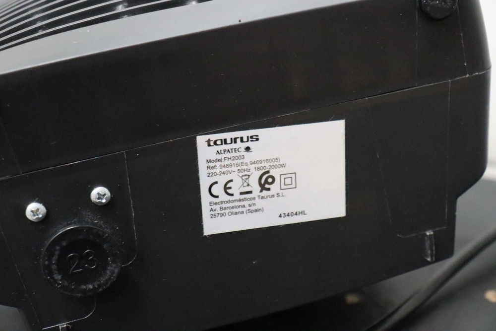 Taurus Alpatec New Gobi, вентилаторна печка, 2000W,  2 степени