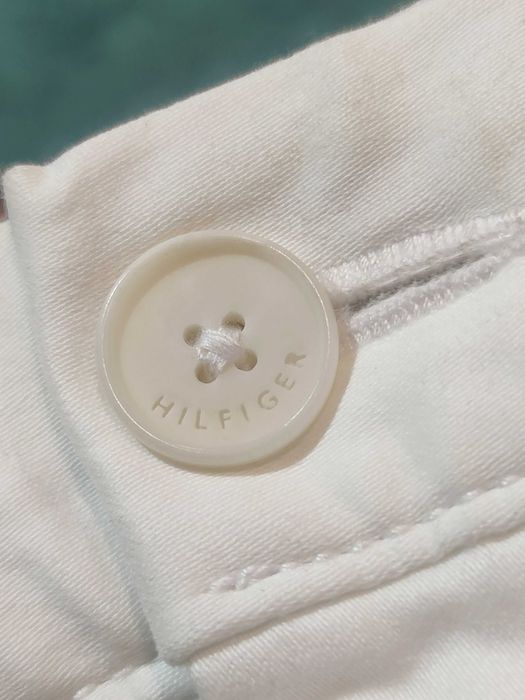 Pantaloni Tommy Hilfiger - Chino Flex White