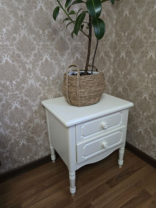 Тумба прикроватная белая