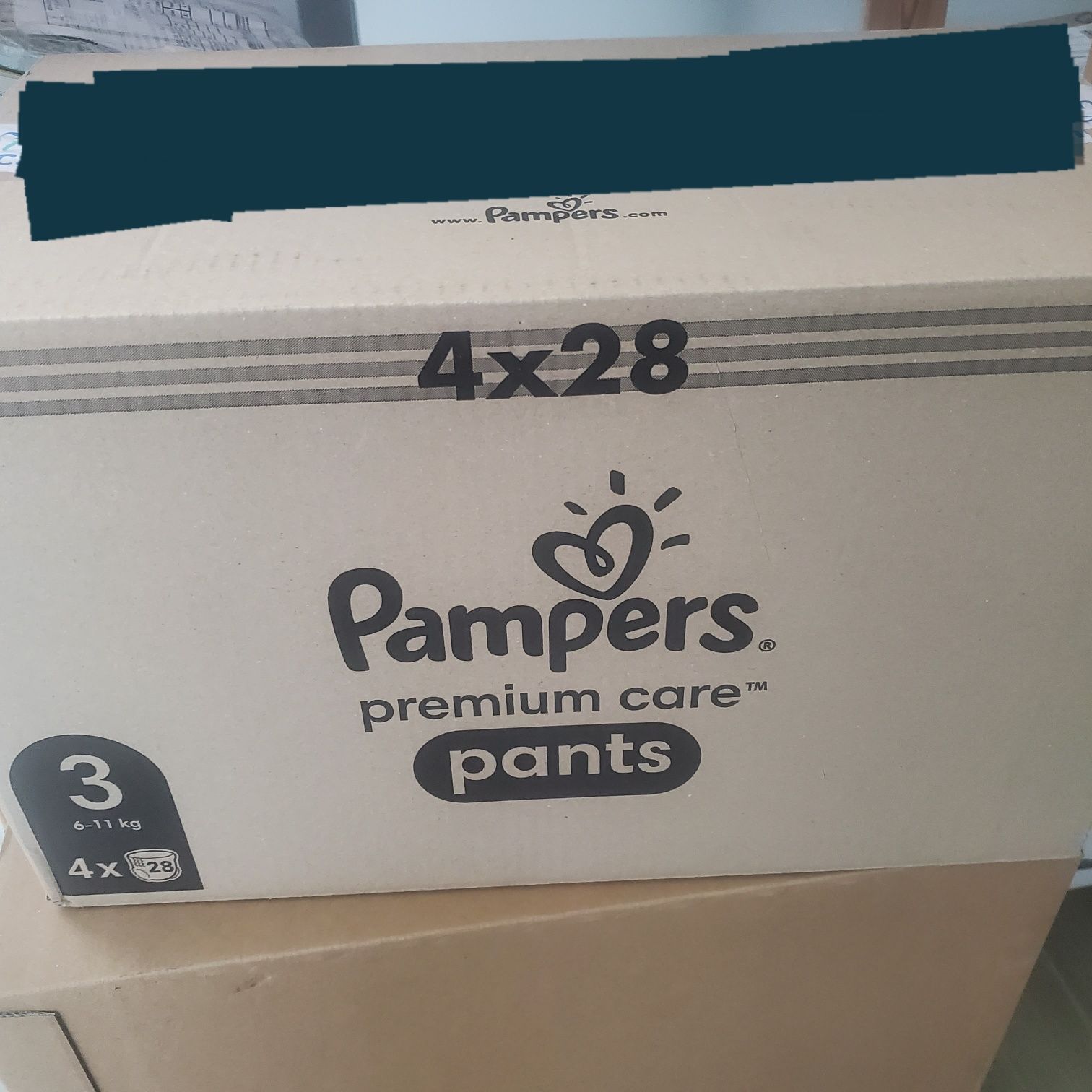 Pampers nr 3 premium care pants 2 cutii cu 112 buc