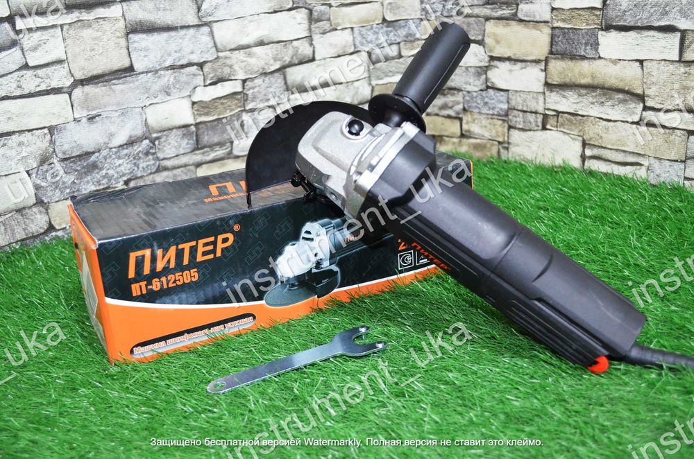 Угловая шлифовальная машина Питер 125мм  (ПТ-612505)(болгарка, ушм)
