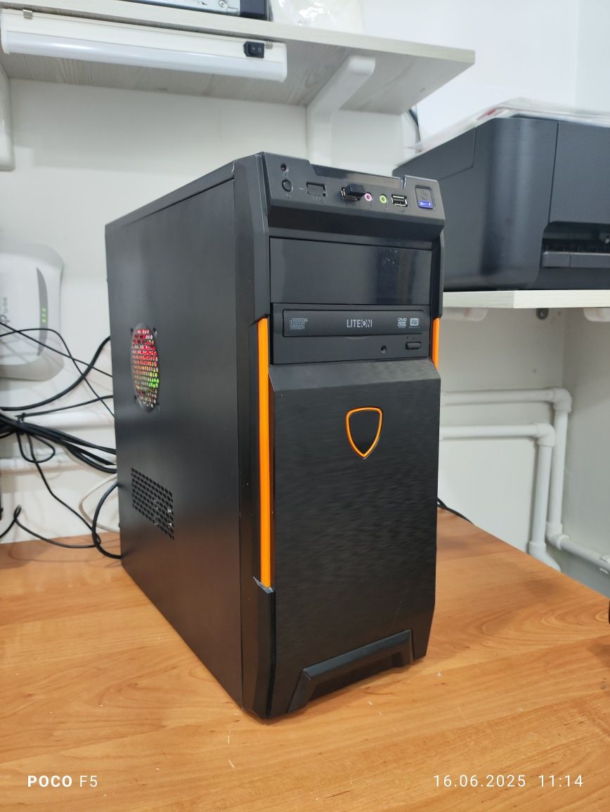 Шустрый игровой компьютер (кейс) i3,SSD,HDD,VideoDDR5