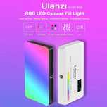 Портативный RGB видеосвет с креплениями и чехлом для переноски.