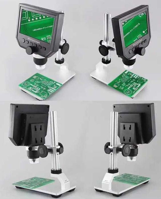 Микроскоп цифров с 4.3'' монитор и статив G600+, фокус 20...120mm