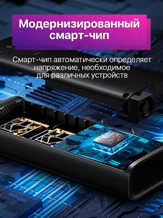 Инвертор автомобильный BASEUS 150W. 12В в 220В