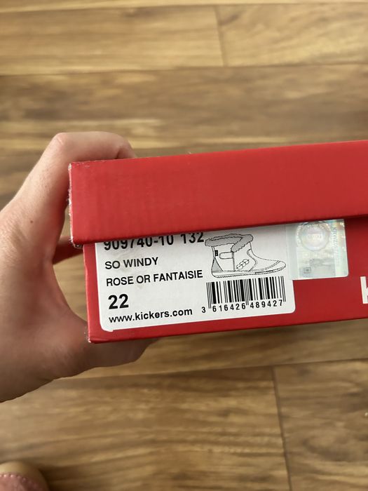 Боси зимни ботушки KicKers с топъл хастар.