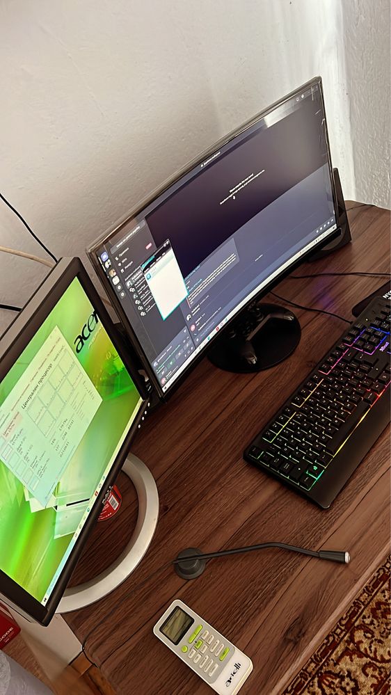 Геймърски компютър + нов геймърски монитор Acer Nitro 5 с гаранция