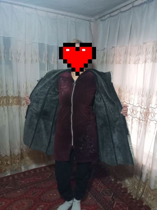 Пальто теплое зимнее