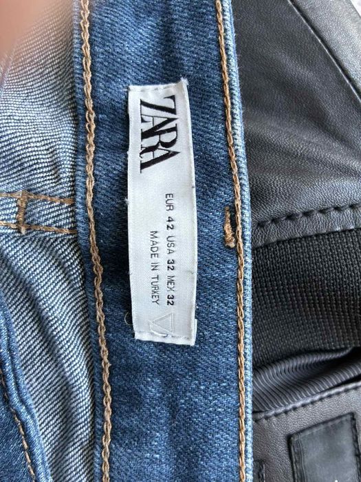 ZARA сет – кожено яке + дънки